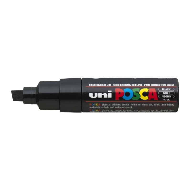 Paint marker Uni Posca PC-8K sort 8mm Paintmarker Rund spids permanent