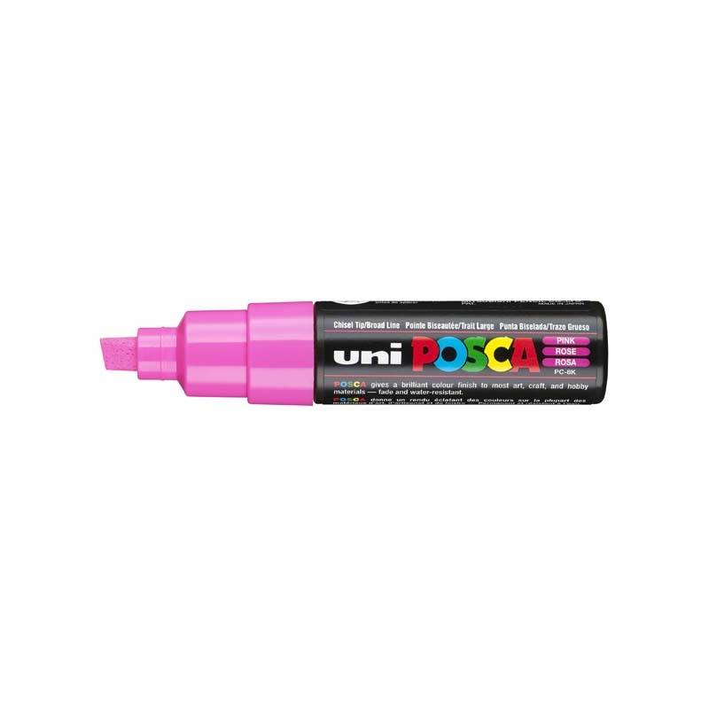 Paint marker Uni Posca PC-8K pink 8mm Paintmarker Rund spids permanent