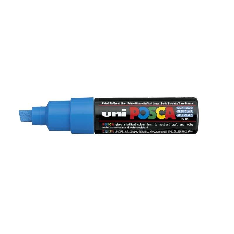 Paint marker Uni Posca PC-8K light bl&aring; 8mm