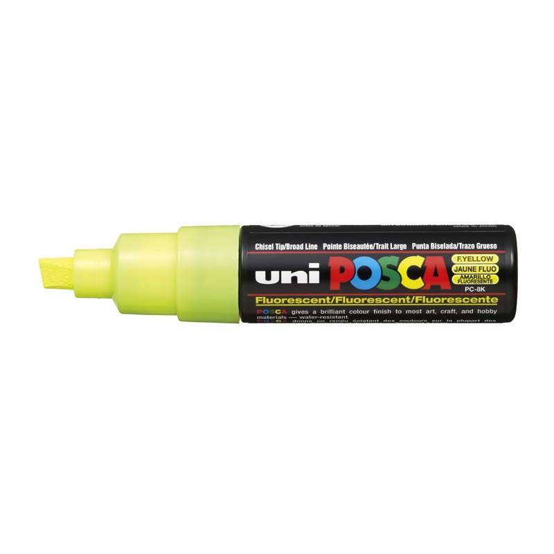 Paint marker Uni Posca PC-8K fluo gul 8mm