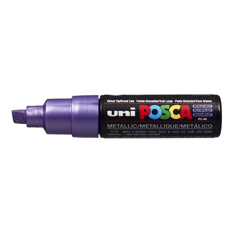 Paint marker Uni Posca PC-8K metal violet 8mm
