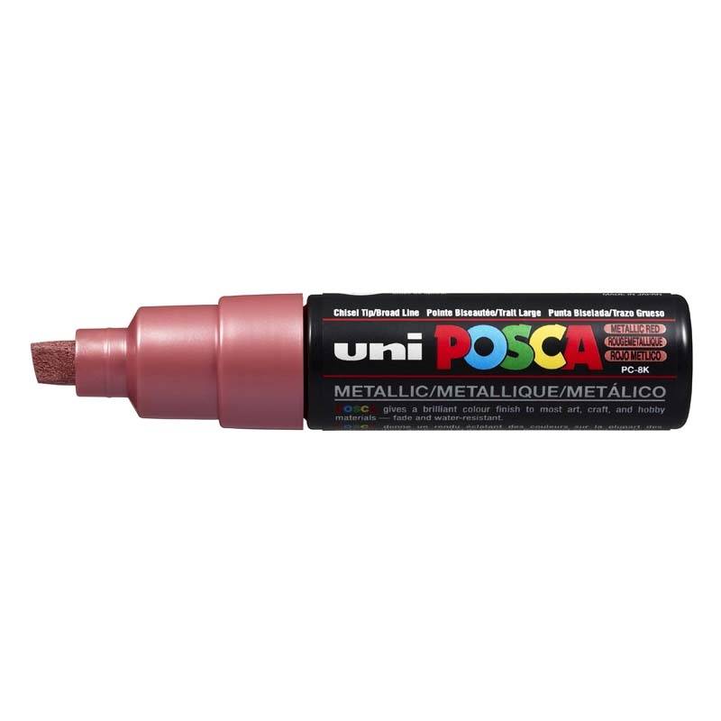 Paint marker Uni Posca PC-8K metal r&oslash;d 8mm