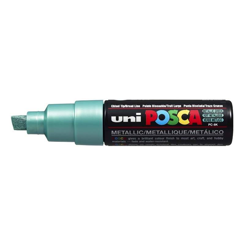 Paint marker Uni Posca PC-8K metal gr&oslash;n 8mm