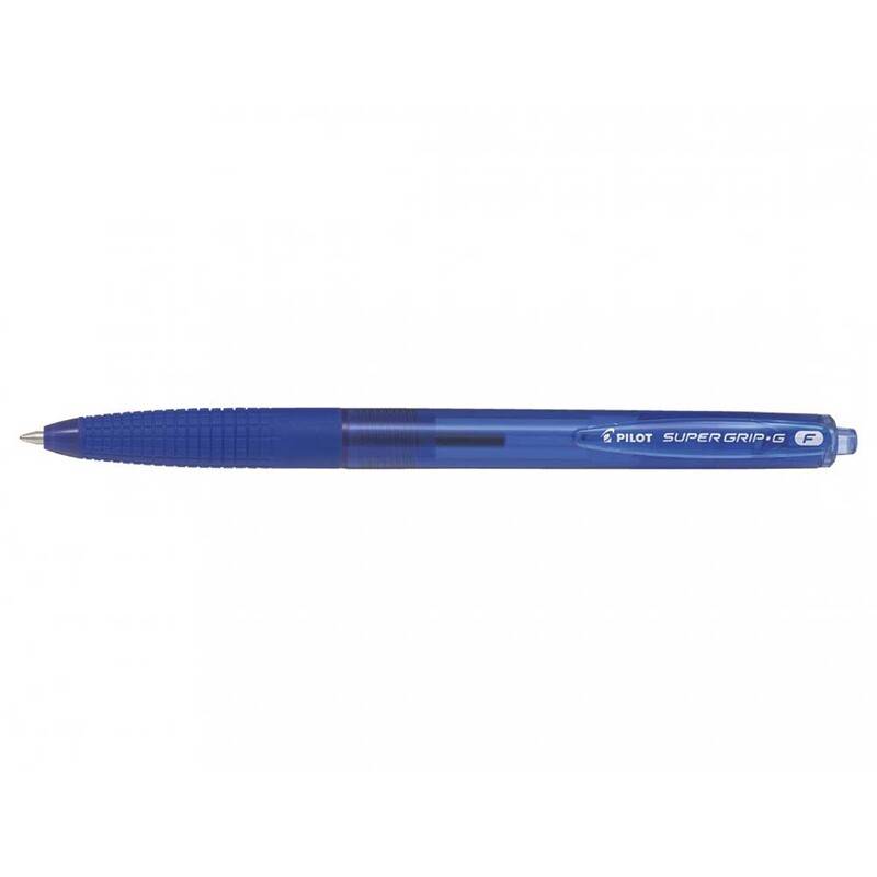 Kuglepen Pilot Super Grip G bl&aring; fine 0.7 stregbr: 0,22mm