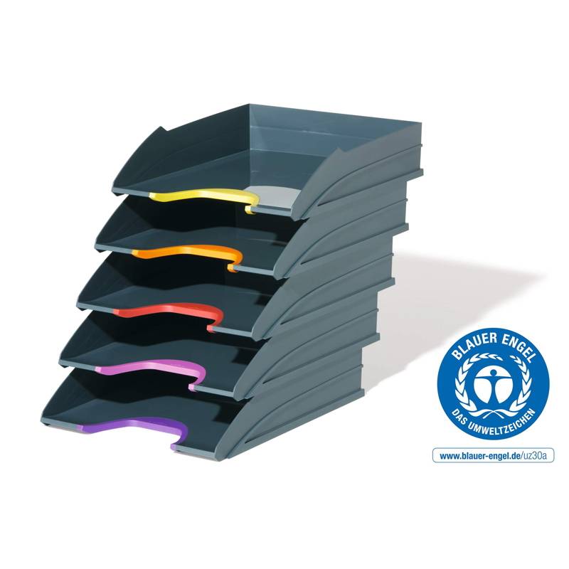 Brevbakkes&aelig;t VARICOLOR m/5 bakker Durable Varicolor assorteret
