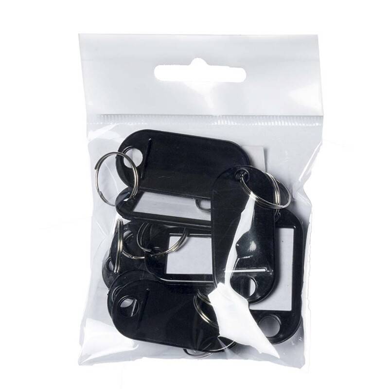 N&oslash;gleskilte BNT plast PET sort 50x23 etiketm&aring;l (LxB): 30x15mm plastik