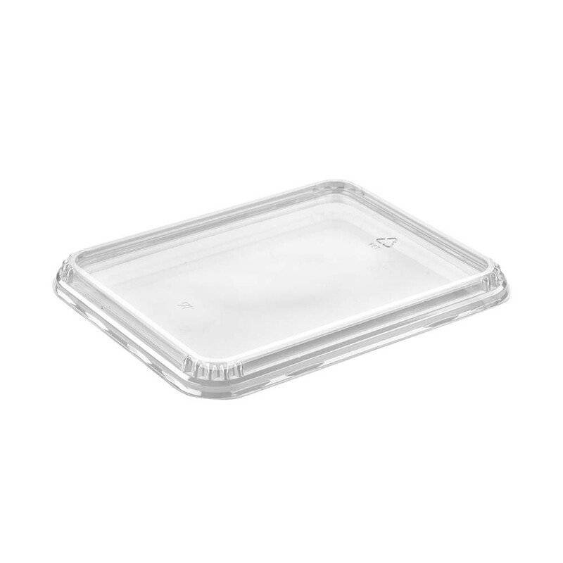 L&aring;g til plastbakker 2227 flat 372stk/kar klar A-pet
