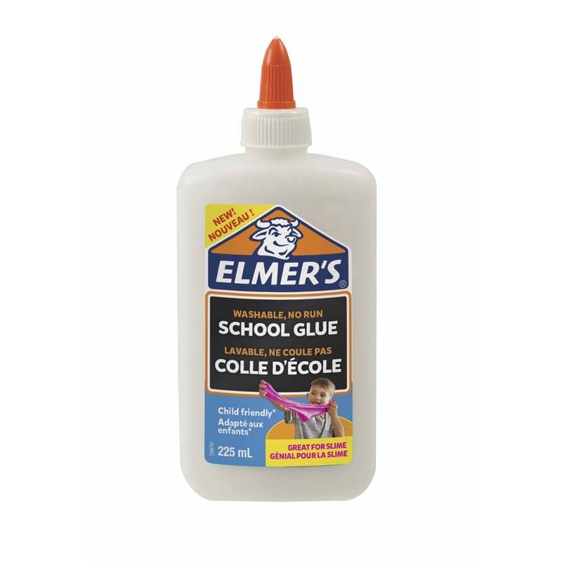 Skolelim Elmer&acute;s hvid 225ml vaskbart Skole lim