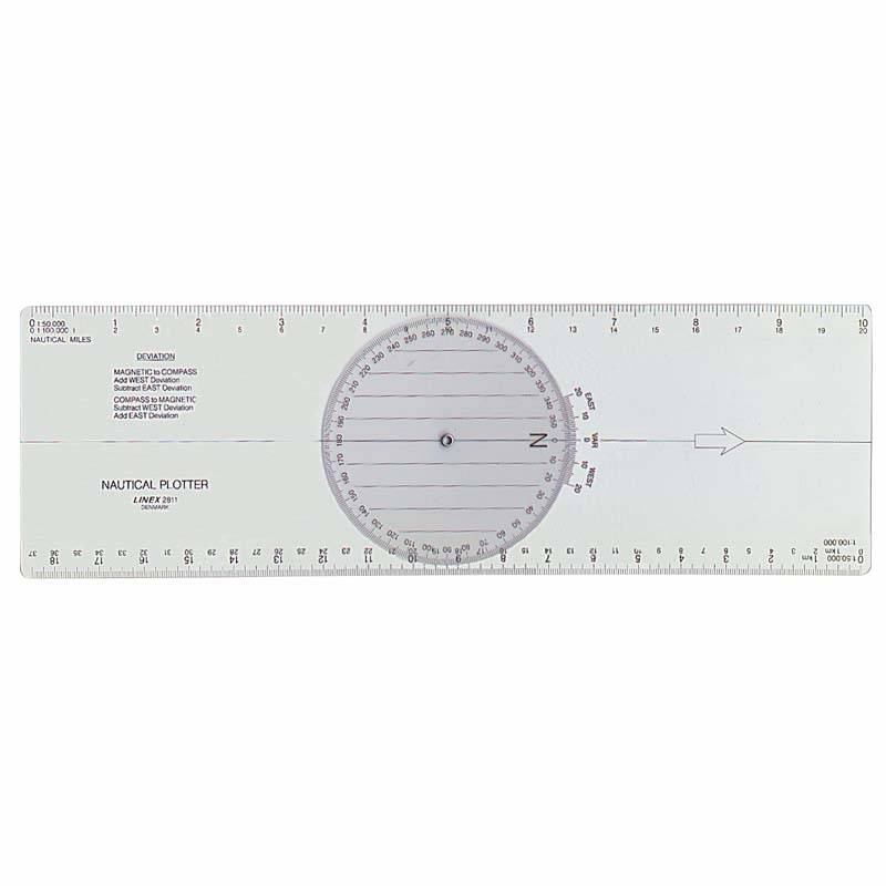 Plotter Linex 2811 nautisk Ruler Writing