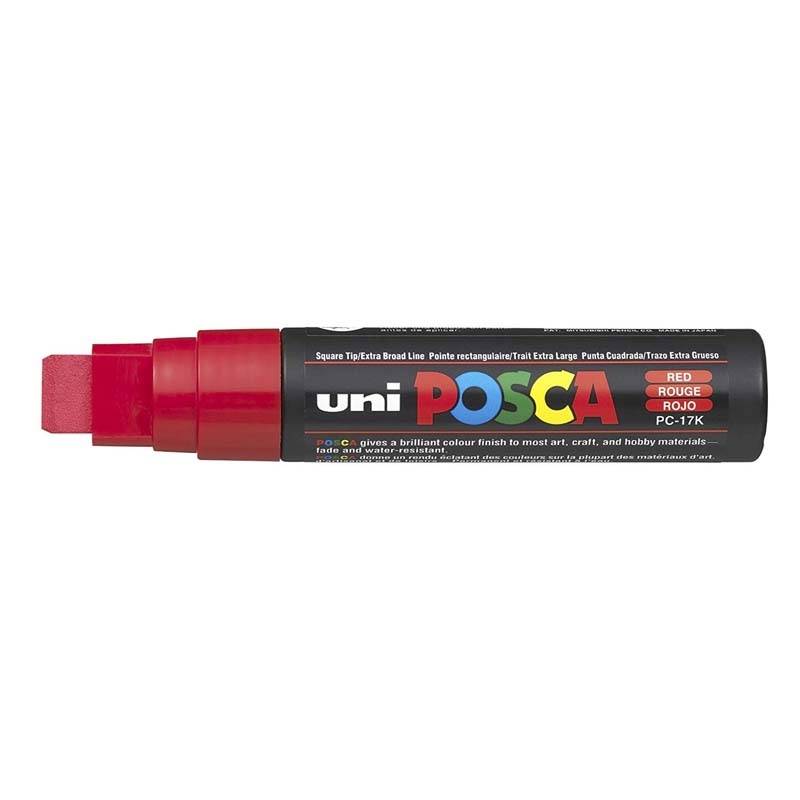Paint marker Uni Posca PC-17K r&oslash;d 15mm