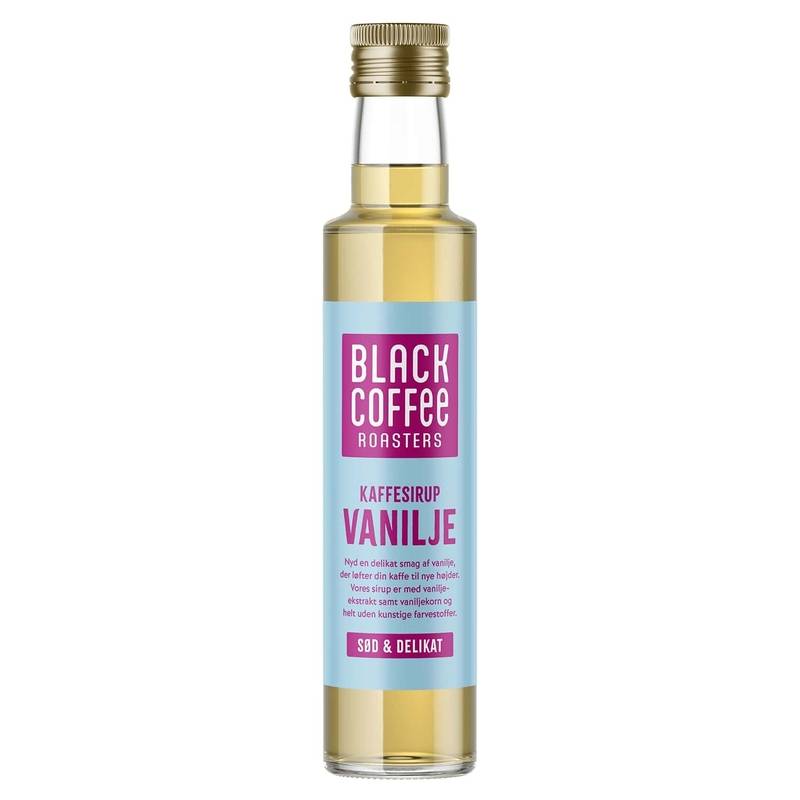 Kaffesirup sort Coffee Vanille 250ml BKI Bottle flaske p&aring; 250ml
