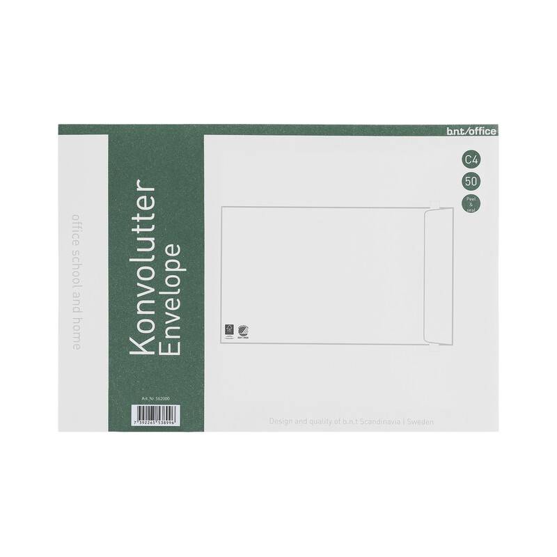 Kuverter C4P 90g Peel & Seal 229x324mm 50stk/pak