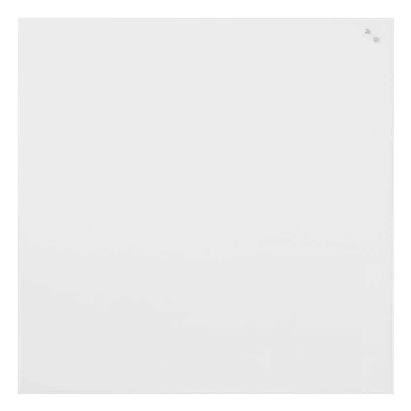 Glastavle Naga magnetisk 100x100cm PURE hvid