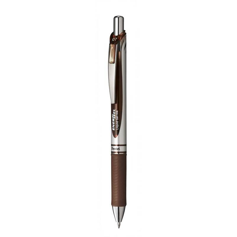 Rollerpen Pentel Energel brun 0,7mm BL77