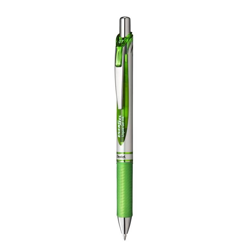 Rollerpen Pentel Energel lys gr&oslash;n 0,7mm BL77