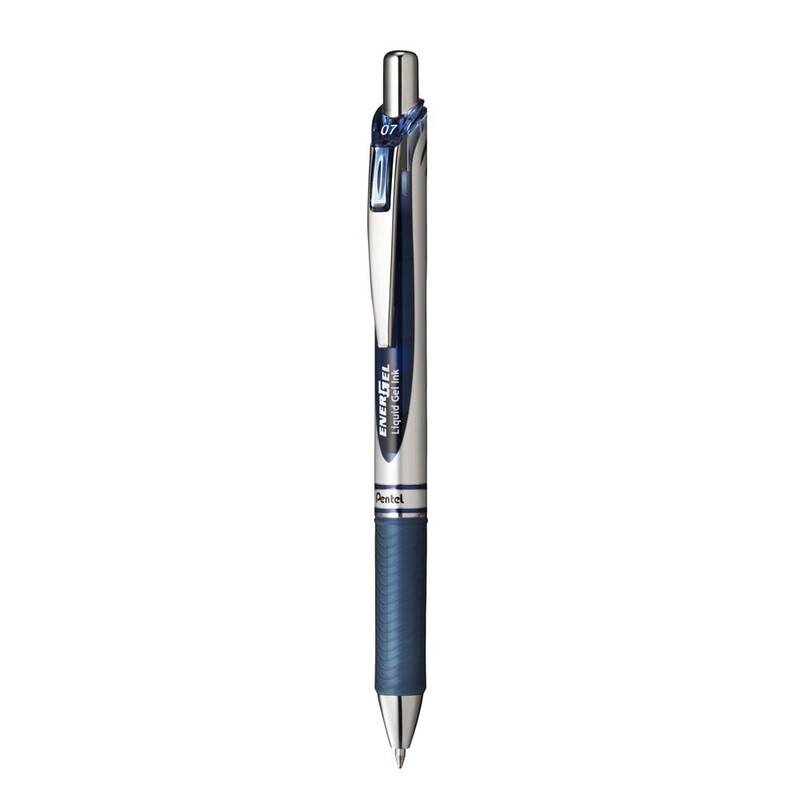 Rollerpen Pentel Energel bl&aring;sort 0,7mm BL77