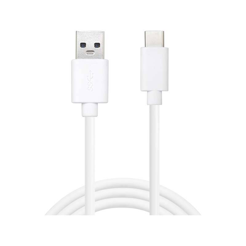 Adapter Sandberg USB-C 3.1 USB-A 3.0 kabel hvid 1m