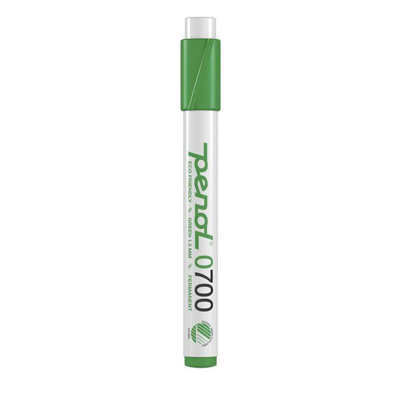 Marker Penol 0700 gr&oslash;n 1,5mm rund spids permanent