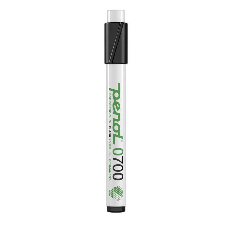 Marker Penol 0700 ass. 1,5mm rund spids permanent 4stk/s&aelig;t
