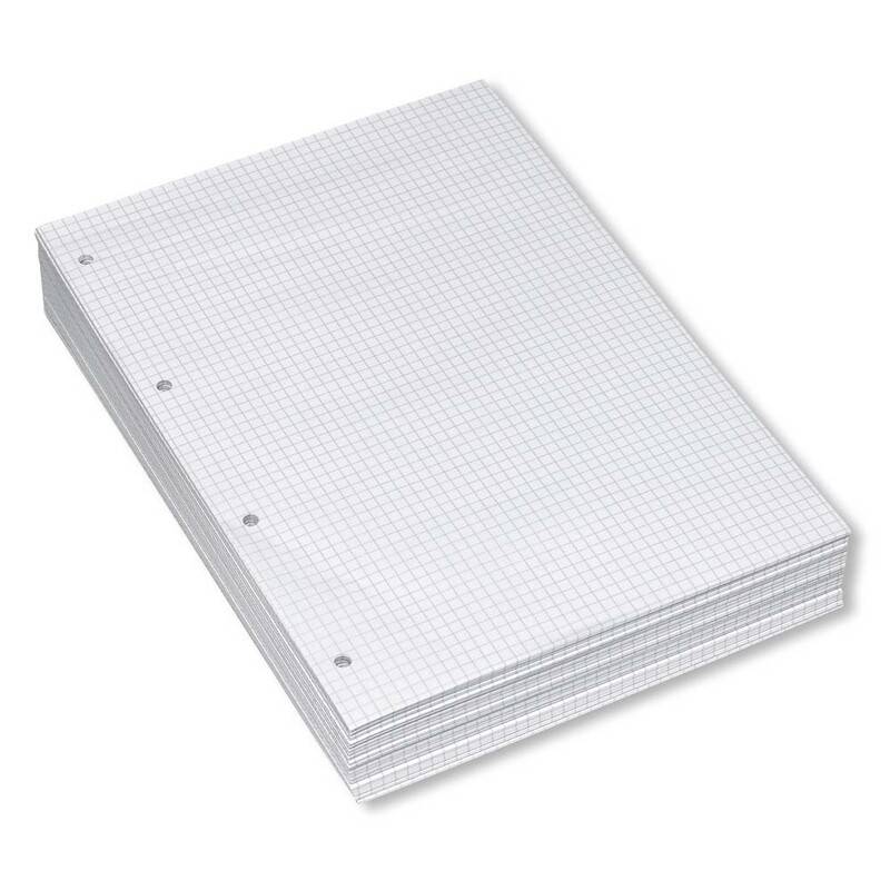 Konferenceblok A4 Bantex kvadreret toplimet 60g m/4 huller