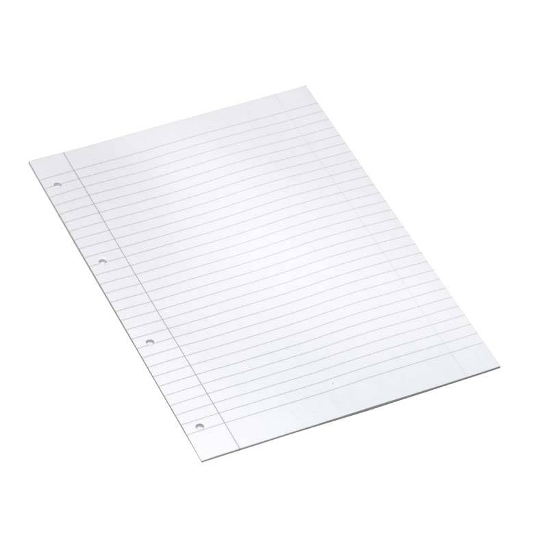 Arbejdsblade A4 29 linieret Notesblok linjeret hvid 210x297mm 80g/m2