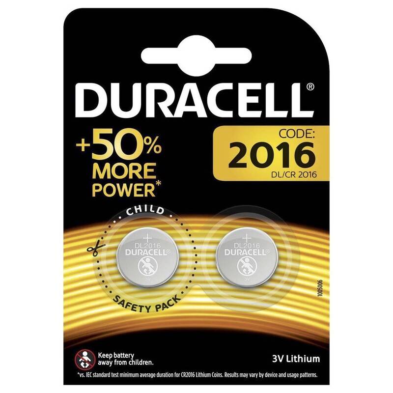 Batteri Litium Duracell Electronics 2016 knapcelle 3V 2-pak