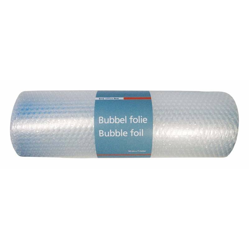Boblefolie transparent 50cmx7m h&aring;ndrulle m/EAN