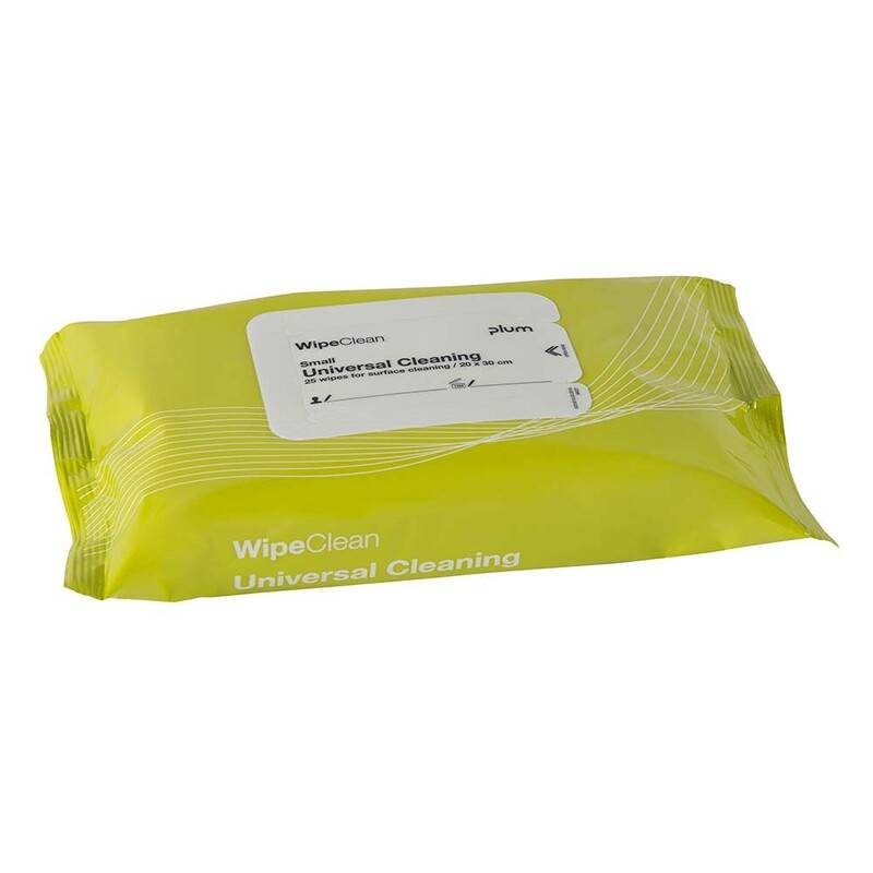 Reng&oslash;ringsserviet Plum WipeClean Universal engangs 25stk/pak
