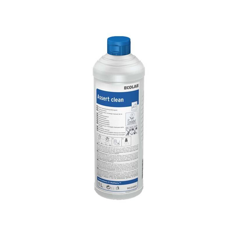 Opvaskemiddel Assert Clean 1l H&aring;ndopvask Ecolab 1.000 l