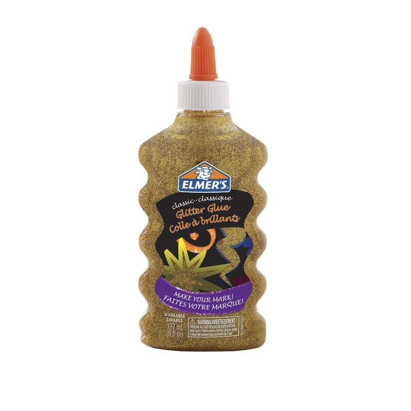Skolelim Elmer&acute;s glitter guld 177ml Skole lim