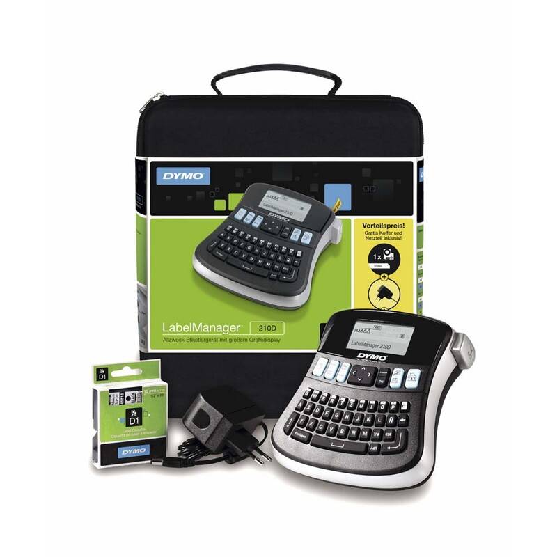 Labelprinter DYMO LabelManager 210 kufferts&aelig;t