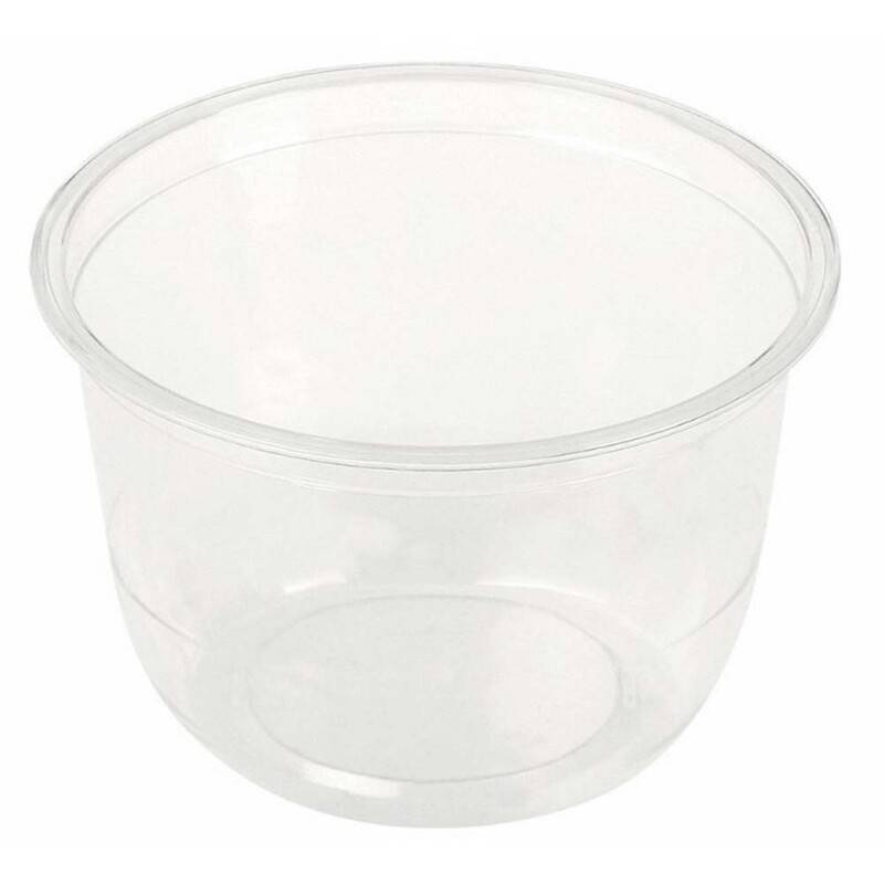 Dessertb&aelig;ger PLA 260ml 50stk/ps Rund &Oslash; 96 h&oslash;jde 63 transparent