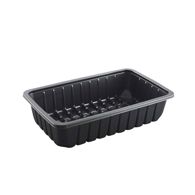 K&oslash;dbakke K 81&shy;60S 262x161x59mm 1800ml sort PP 300stk/krt