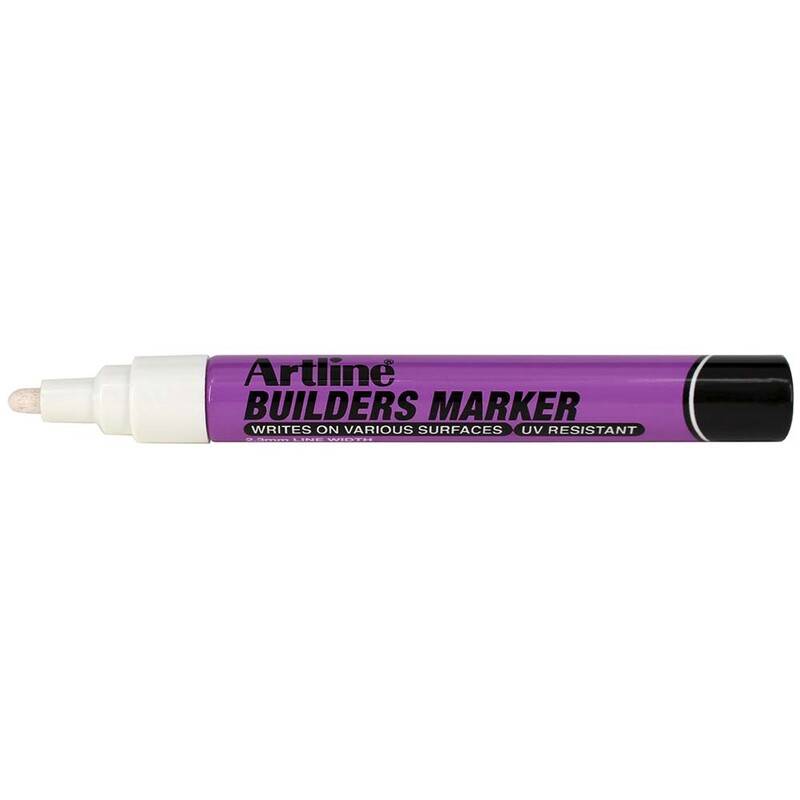 Marker Artline EKPR-BDM hvid h&aring;ndv&aelig;rker blister