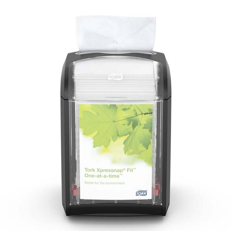 Servietdispenser Tork Xpressnap Fit bord sort