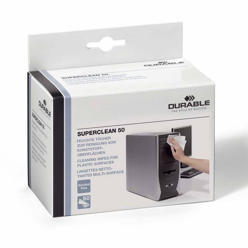Renseservietter Superclean 50stk/pak Durable hvid pakke a 50 stk