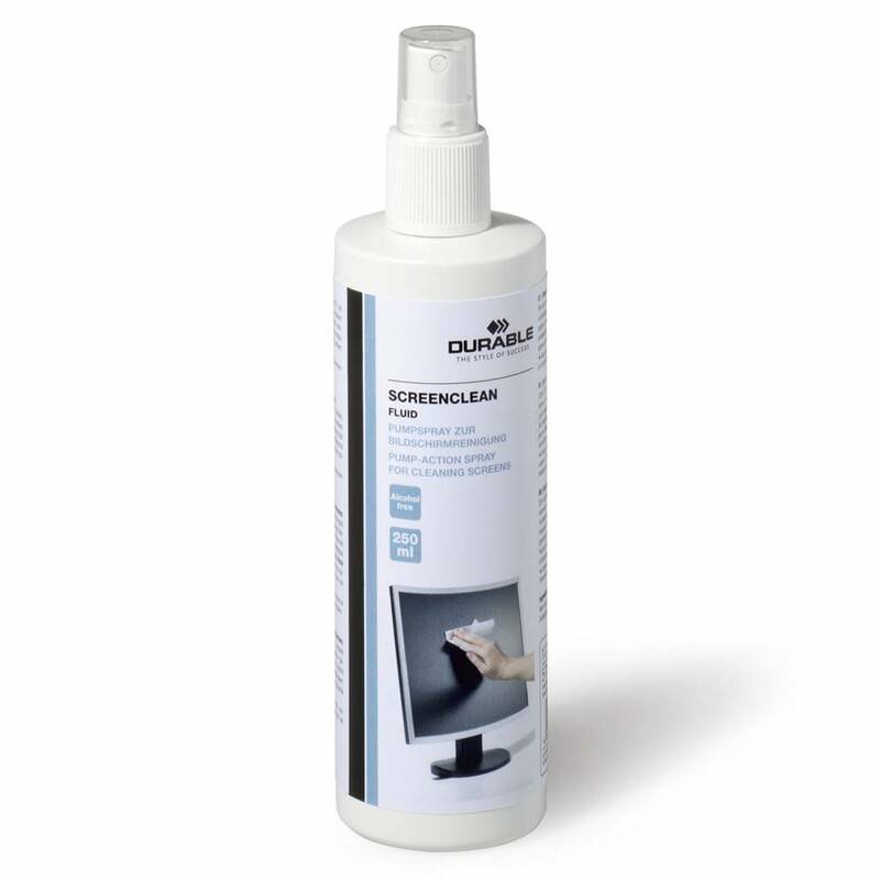 Rensespray Screenclean 250ml Durable hvid
