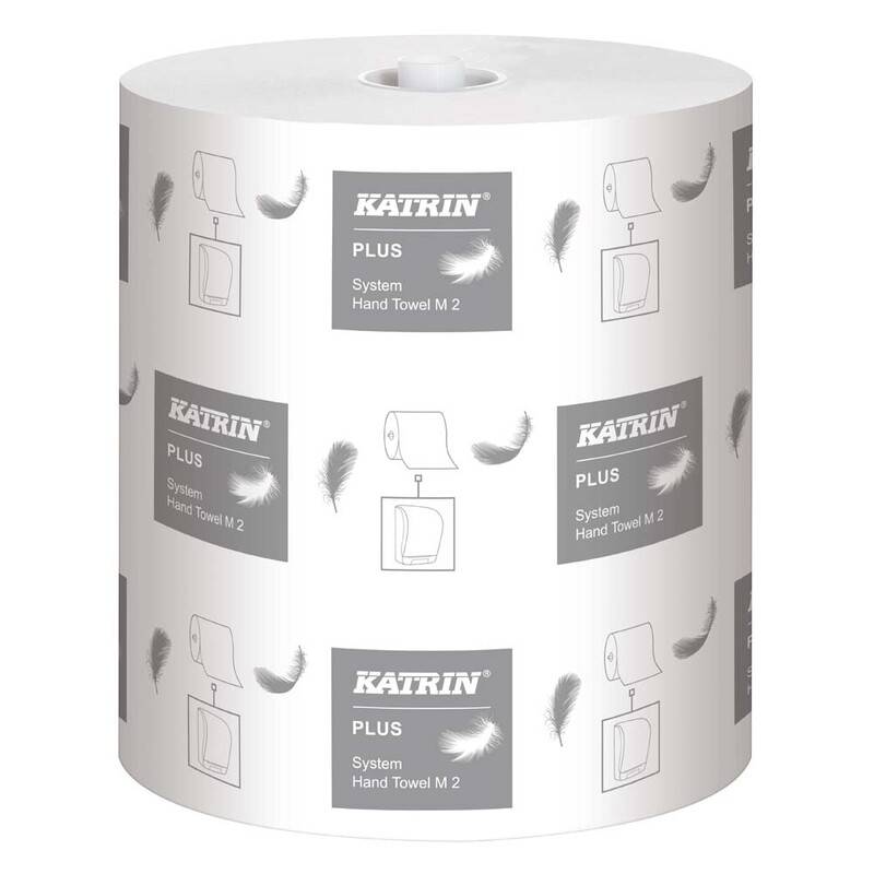 Aft&oslash;rringspapir Katrin System M2 2-lags 21cmx140m 6rul/kar