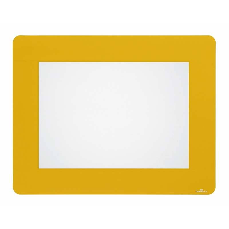 Gulvmarkering vindue A4 gul aftagelig 10stk/pak