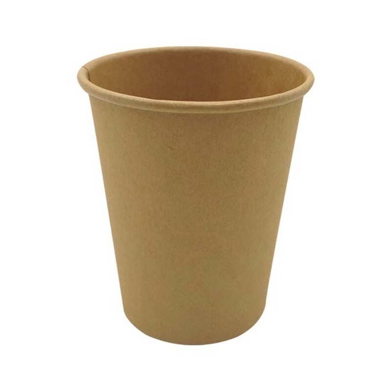 Kaffeb&aelig;ger 25cl Hot Cup brun Single Wall pap 1000stk/kar