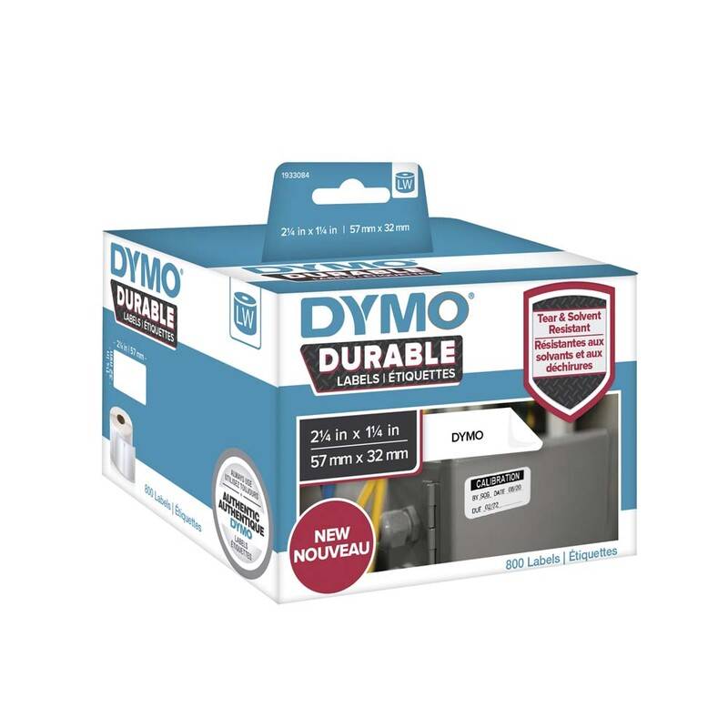 Label Dymo Durable etiket 57x32mm 800stk/rul