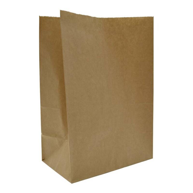 Papirspose u/h&aring;ndtag 15l brun 250/150x340mm 300stk/pak