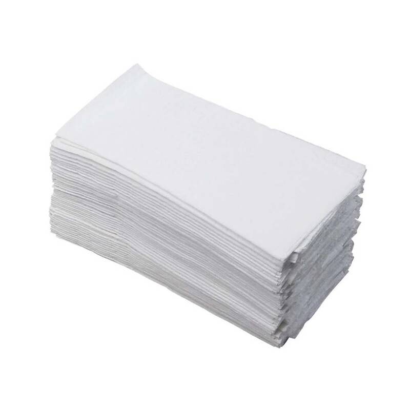Serviet 1-lags 1/8 fold hvid 33x33cm 500stk/pak