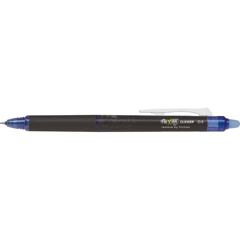 Kuglepen Pilot FriXion Point Clicker 0,5 bl&aring;