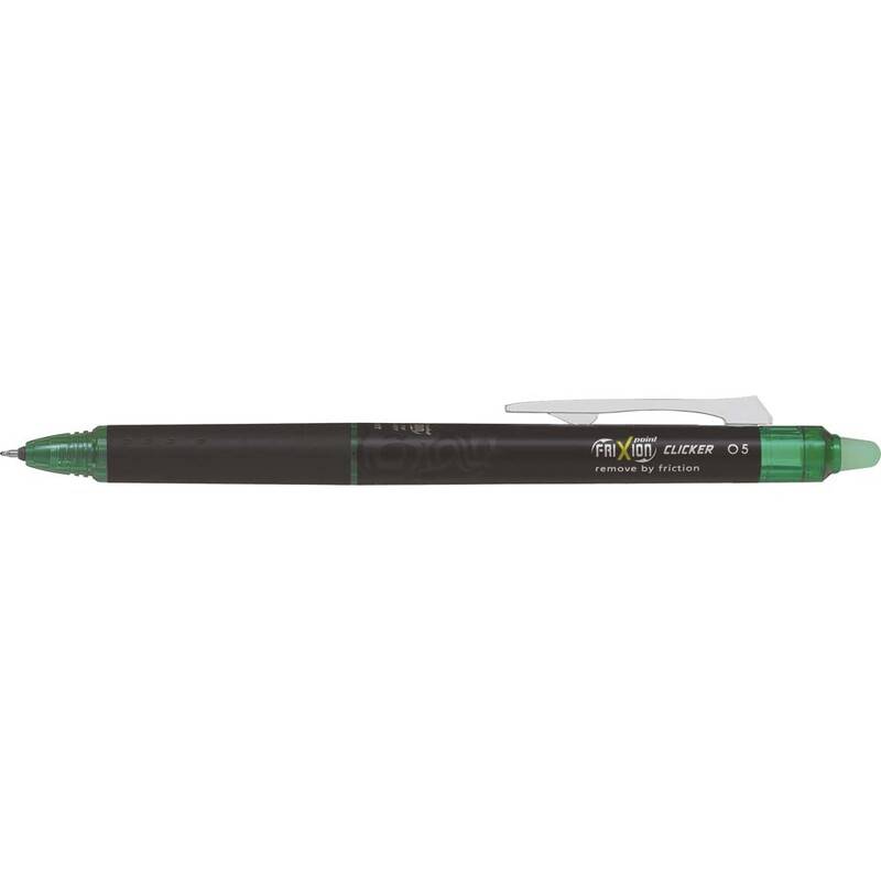 Kuglepen Pilot FriXion Point Clicker 0,5 gr&oslash;n