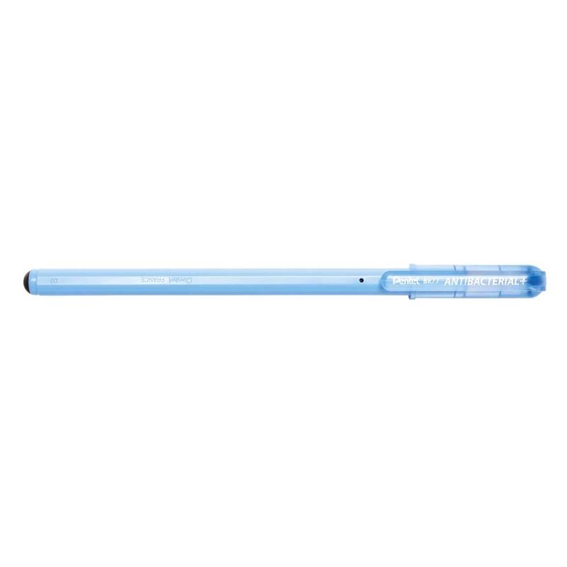 Kuglepen Pentel BK77AB-AE sort 0,7 antibakteriel