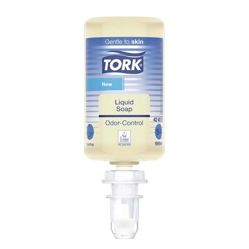 H&aring;nds&aelig;be Tork Odor-Control S4 skum 1000ml 6stk/pak 424011