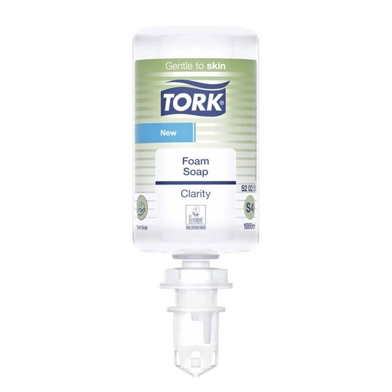 H&aring;nds&aelig;be Tork Clarity S4 u/parfume 1000ml 6stk/pak 520201