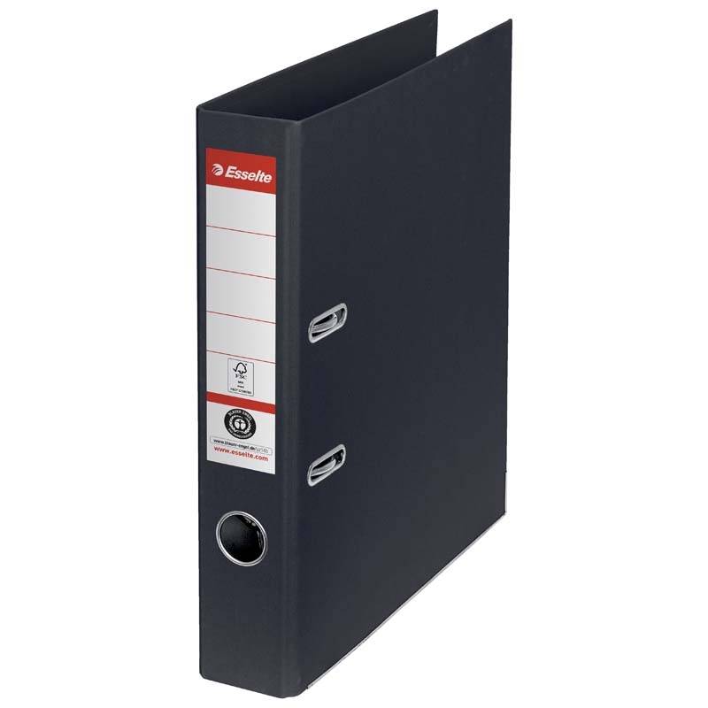 Brevordner Esselte No 1 A4 50mm sort POB CO&sup2;neutal