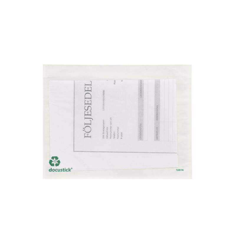F&oslash;lgeseddellomme i papir C5 u/tryk 240x180mm 1000stk/kar Papir22/Papir